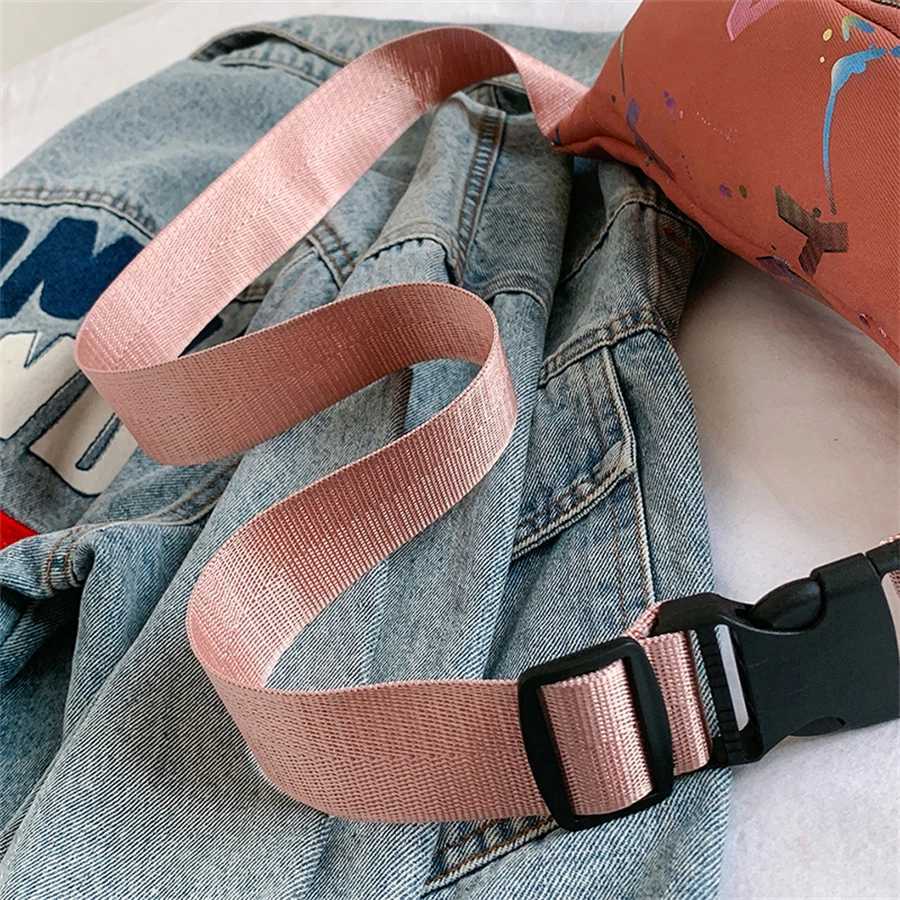 Fanny Packs for Women Men Belt Bag Bronzing Printing Pattern Fashion Waist Packs Crossbody Bags Bum Bag Running Travel WorkoutT251204