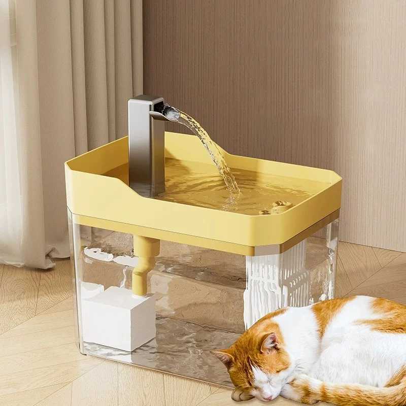Automatic 15L Pet Water Fountain Filter Mute Cat Drink Bowl Pet Mobile Water Dispenser for Dog and Cat Water Feeding Supplies M251204