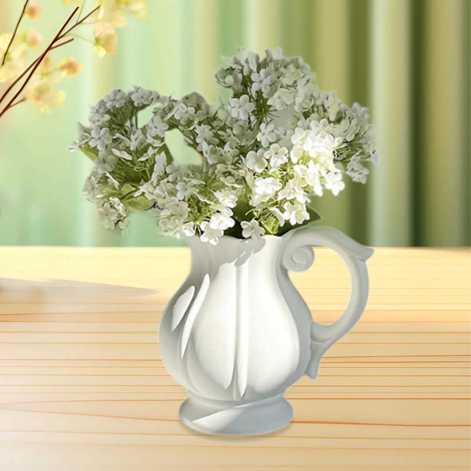 Flower Vase Farmhouse Pit Vase Creative Table Ornament Wedding Centerpieces H251204