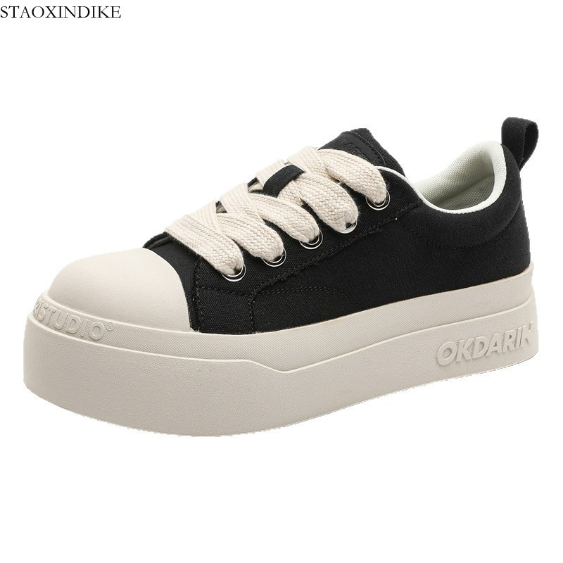 Minimalist Chunky Sneakers Design Versatile Comfortable Men's Shoes 2025 Thick Sole New Unisex Hot-Selling Casual Sneakers