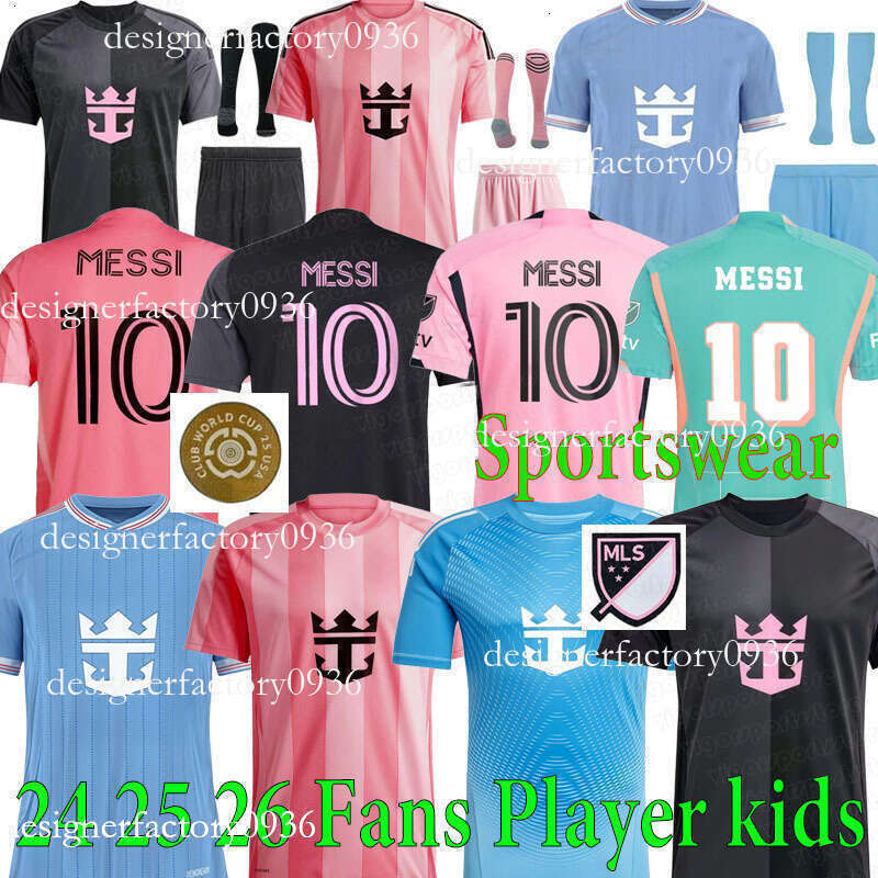 24 25 26 Inters MESSIS Soccer Jerseys Miamis Fans Player SUAREZ Football Shirt man 2024 2025 2026 HIGUAIN TRAPP PELLEGRINI Martinez FC kids CARRANZA PIREZ MORGAN ac12