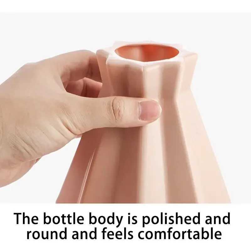 1pc Modern Flower Vase White Blue Plastic Basket Nordic He Living Ro Decoration Ornament Flower Arrangement H251204