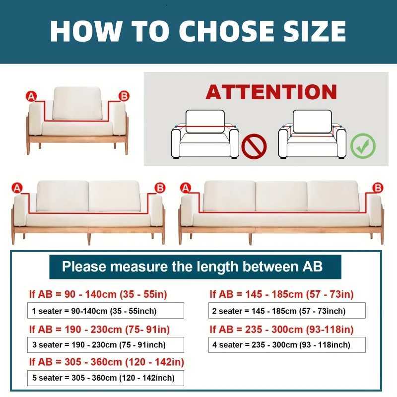Jacquard Adjustable Elastic Sofa Cover Armchair Protector Corner L Shape Stretch Thick Slipcovers Couch Covers 1/2/3/4/5 Seater M251204 - view 4