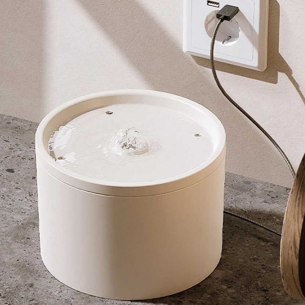 Cat Automatic Water Dispenser Pet Ceramic Bowl Dog Bowl Water Dispenser Circulation And Flow Water Dispenser M251204