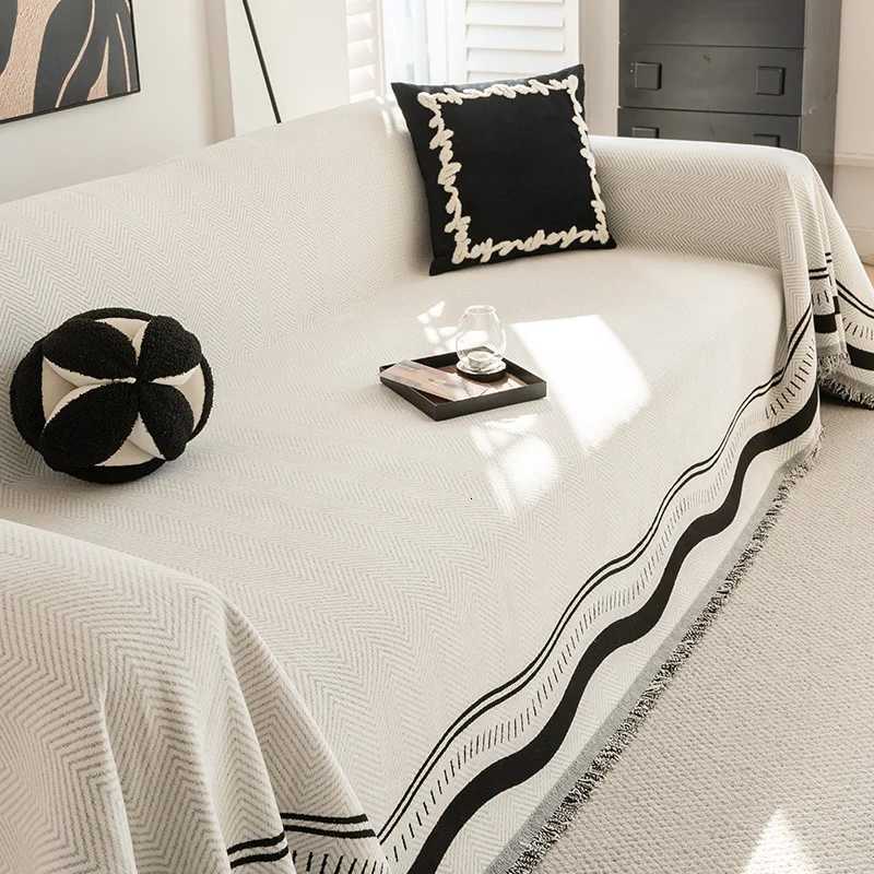 Thick Plush Sofa Cover That Resists Stains Elegant Couch Cover Plus Breathable Sofa Slipcover for Family Rooms M251204 - view 7