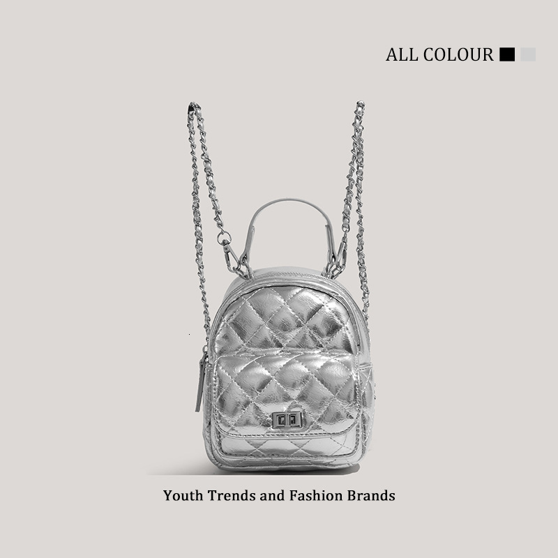 designer bag Quilted Women Fashion Small Backpack Chain Shoulder Bag