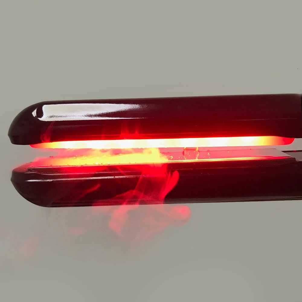 Hair Straightener Infrared and Ultrasonic Profession Cold Hair Care Iron Treatment for Frizzy Dry Recovers Damage Flat Irons W251204