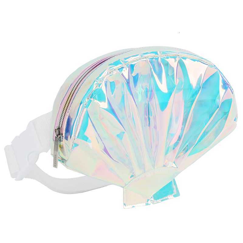 TINYAT Waterproof TPU Waist Bag for Women Laser Crossbody Bag Beach Lightweight Summer Shell Bag Female Fashionable TravelT251204