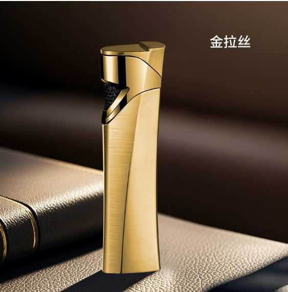 2025 New Thin Inflatable Creative Windproof Light and Portable High-Grade Metal Lighter Gifts for Men C251204