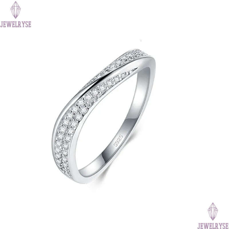 classic band rings designer for woman s925 sterling silver jewelry party beach 5A cubic zirconia luxury diamond 18k gold ring women valentines day gif