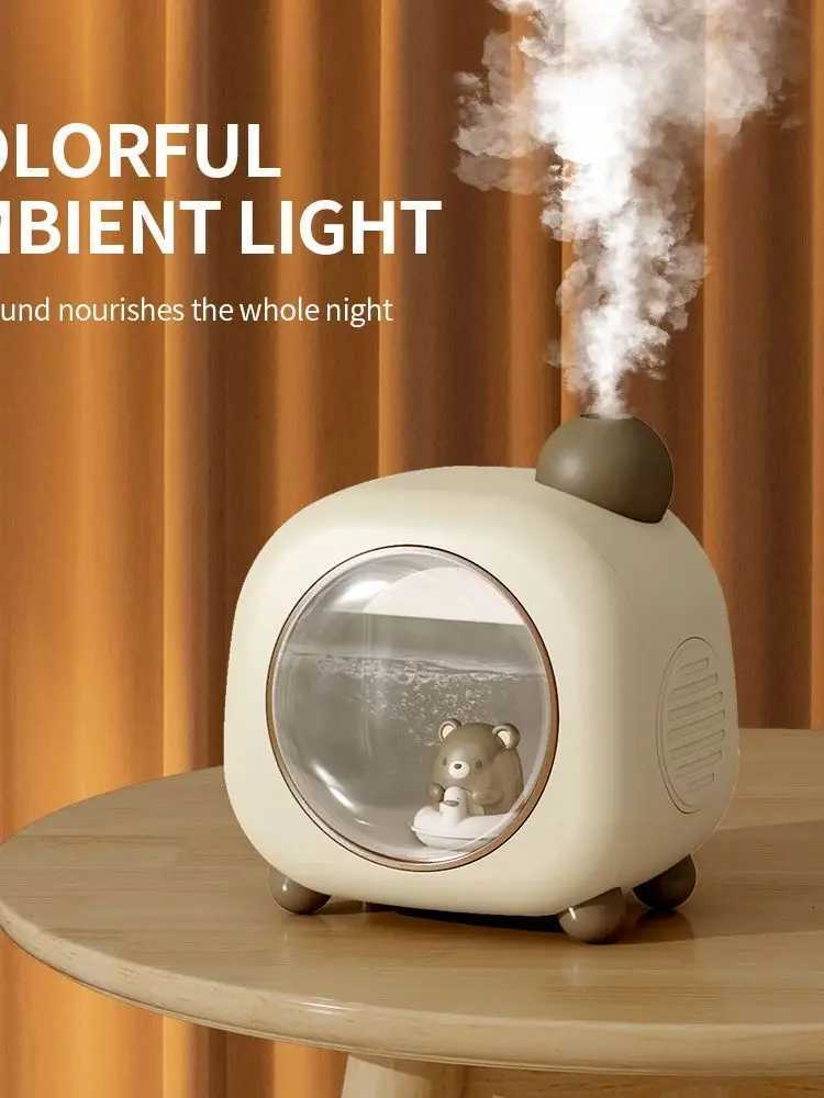 Kasydoff Portable Small Humidifier 1500ml Small Humidifiers for Bedro Baby 1800mAh USB Personal Desktop for Travel C251204