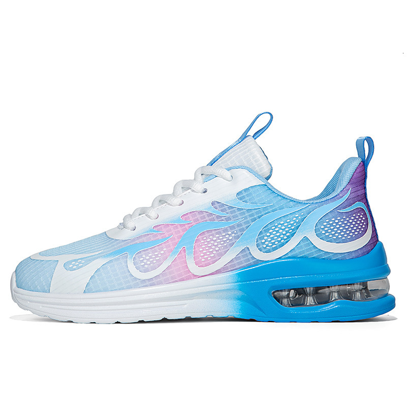 Free Shipping 2025 New Air Cushion Running Shoes for Women Sport Gym Large Size Shock Absorbing Breathable Mesh Fashion Casual Shoes