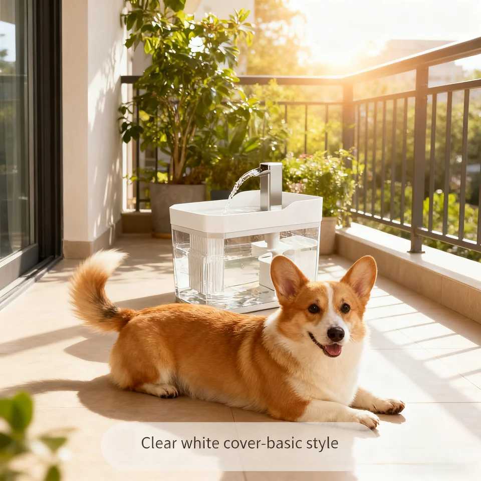 Pet Automatic Feeder and Waterer Set Fully Automatic Indoor Pet Drinking Bowl Anti-Slip Pet Water Dispenser Filter Anti-Slip M251204