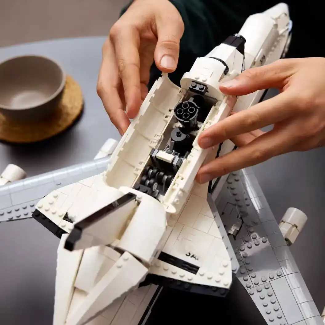 Moc new model 2417 transport aircraft 10360 building blocks suitable for childrens space airplane building blocks Y251204