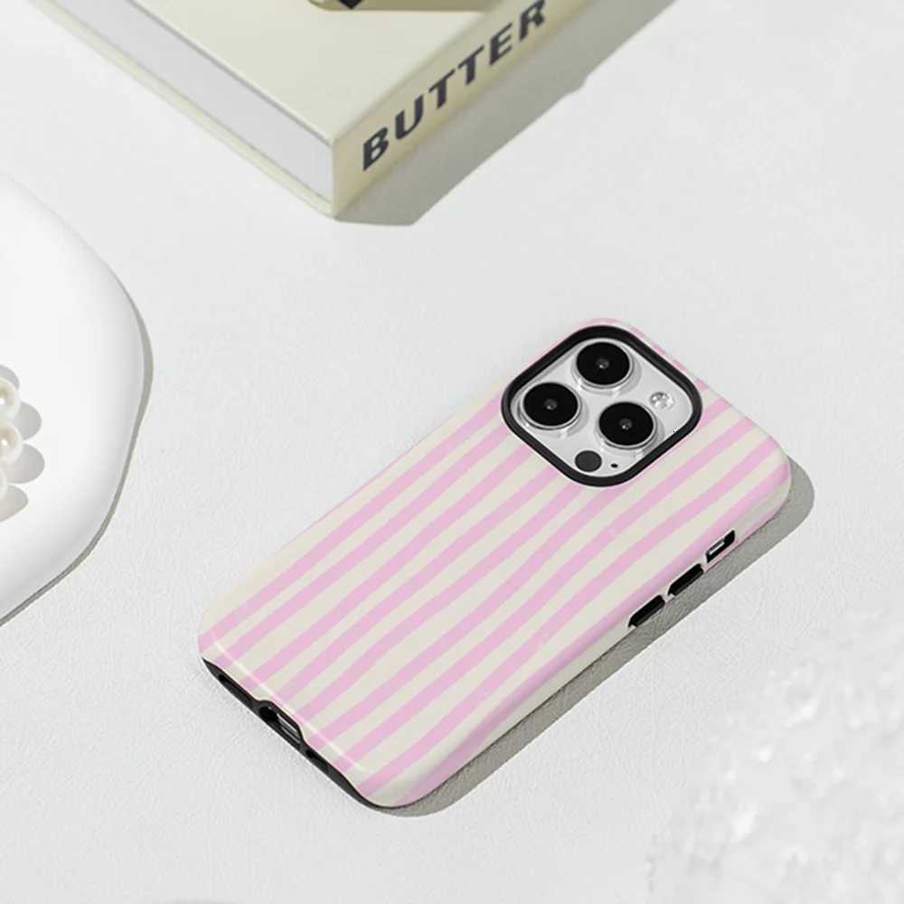 Stripes Phone Case Film Shell For IPhone 16 15 14 13 12 11 Pro Max Plus H251203