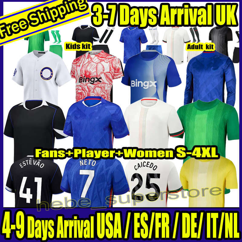 S-4XL chelseasEs fc 25 26 CAICEDO Nkunku PALMER chelseas jerseys Disasi Enzo Mudryk JAMES STERLING Cucurella Chukwuemeka football shirt men and kids N.JACKSON 888
