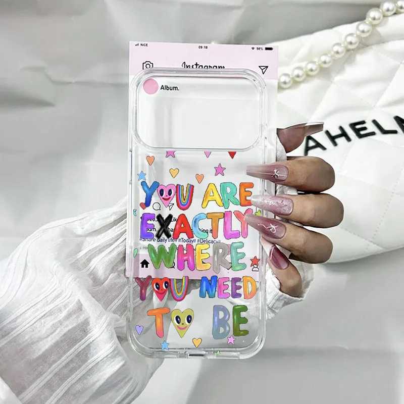For Iphone 17 Cases You Are Exactly Where You Need To Be Phone Case for 17 Pro Max 17AIR Shockproof Clear Cover Coque Capa Bags H251203