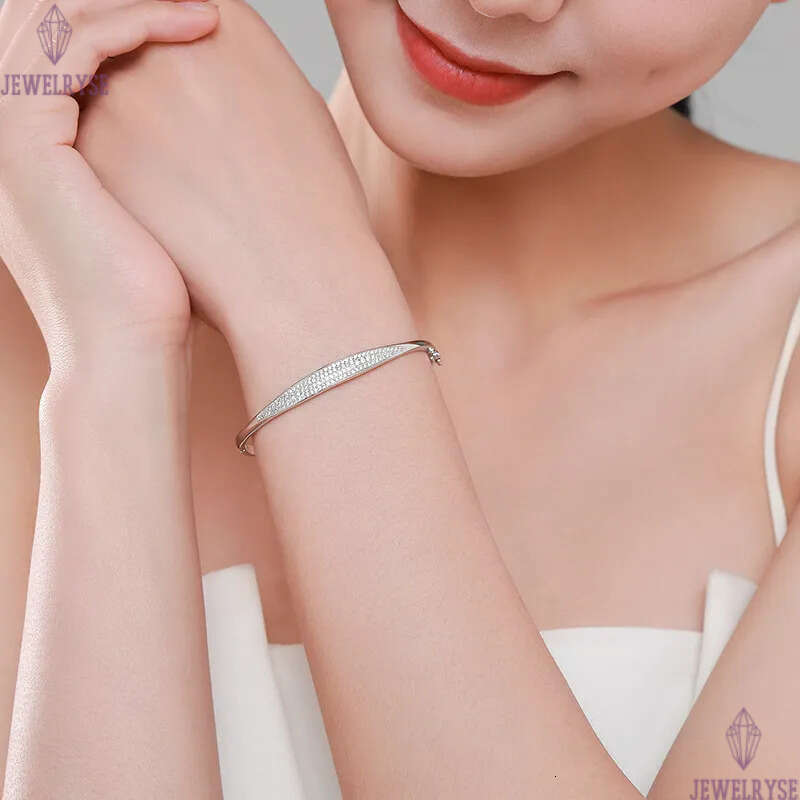 luxury rose gold tennis bracelet designer for woman s925 sterling silver 5A CZ diamond iced out chain bangle bracelets bangles womens jewelry gift box