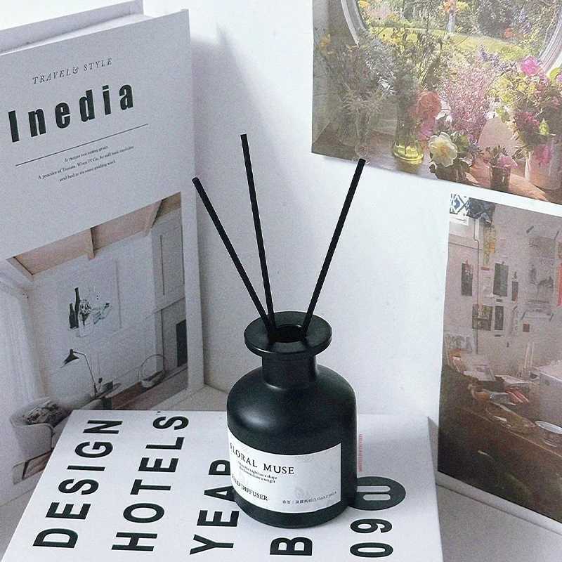 50/100ml Premium Fireless Reed Diffuser Set Lavender/Jasmine Essential Oil with Reed Sticks 60Days Lasting Home Decor Hot Sale Y251204