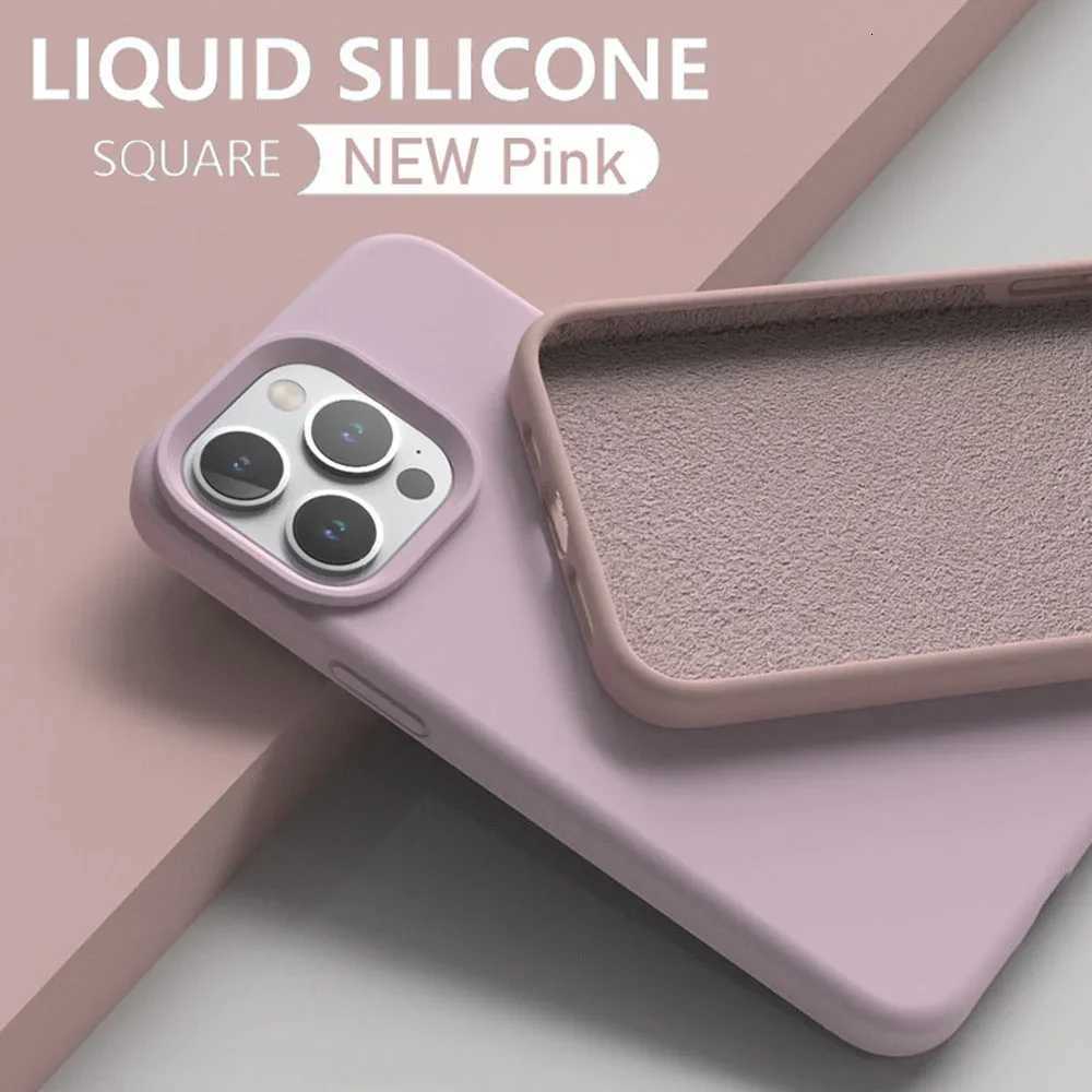 Shockproof Soft Simple Solid Color Phone Case For iPhone 15 13 14 15 Pro Max 12 13 Mini 11 Pro Max Resistant Protection Cover H251203