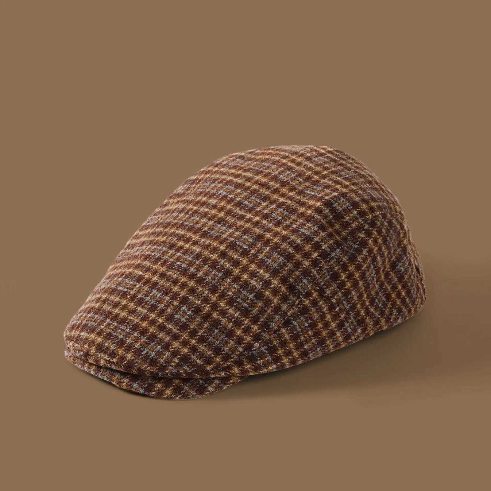 Autumn Winter Plaid Hats Women Berets Spring Newsboy Cap Women Vintage Flat Ivy Hats Golf Driving Cap CasquetteXJ251204 - view 4