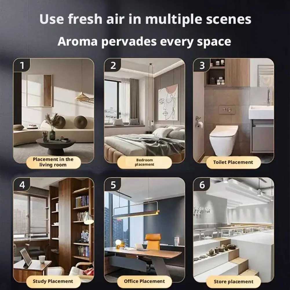 Reed Diffuser Set For Bathroom Air FreshenersJasmine Scented Oil Diffuser With SticksAromatherapy Oil Reed Diffuser Home Decor Y251204