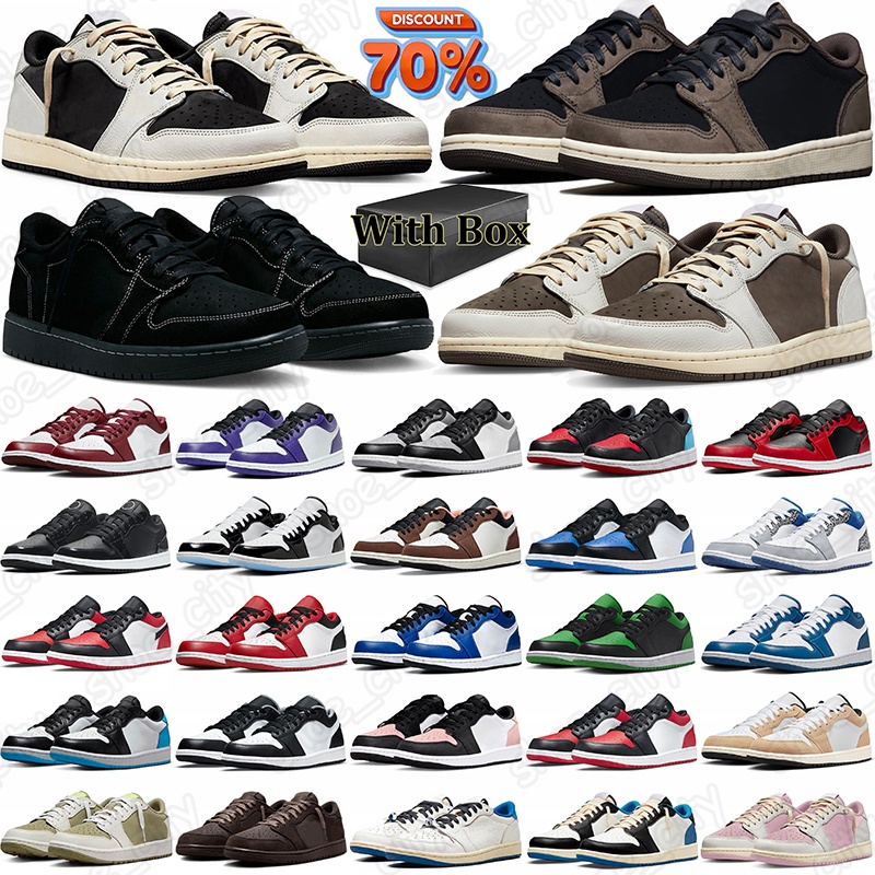 free shipping with box travis 1 1s designer shoes sneakers for women mens trainers Low Fragment Reverse Mocha Black Phantom Velvet Brown women fashion casual travi