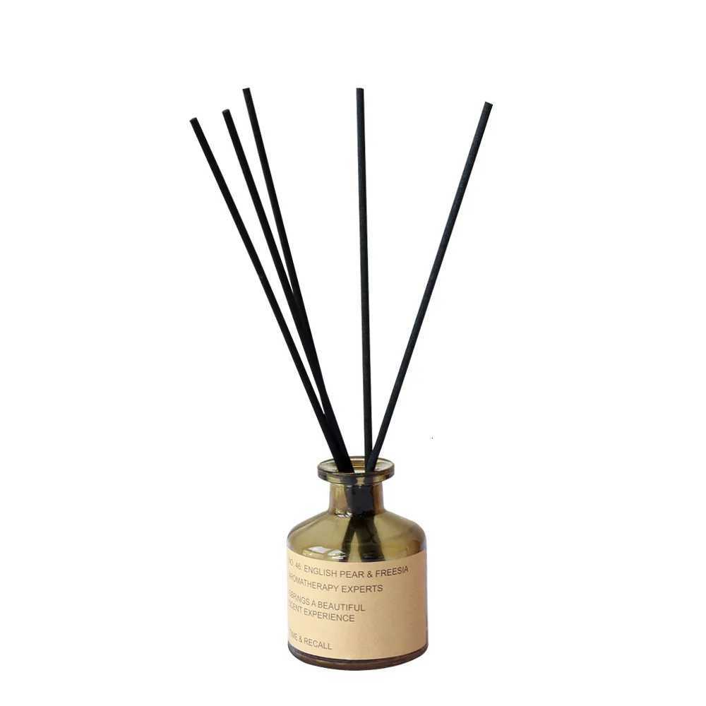 Aromatherapy Reed Diffuser Sets Homestay Hotel Bathroom Rattan Aromatherapy Glass Diffuser Air Freshener Home Fragrance 50ml Y251204