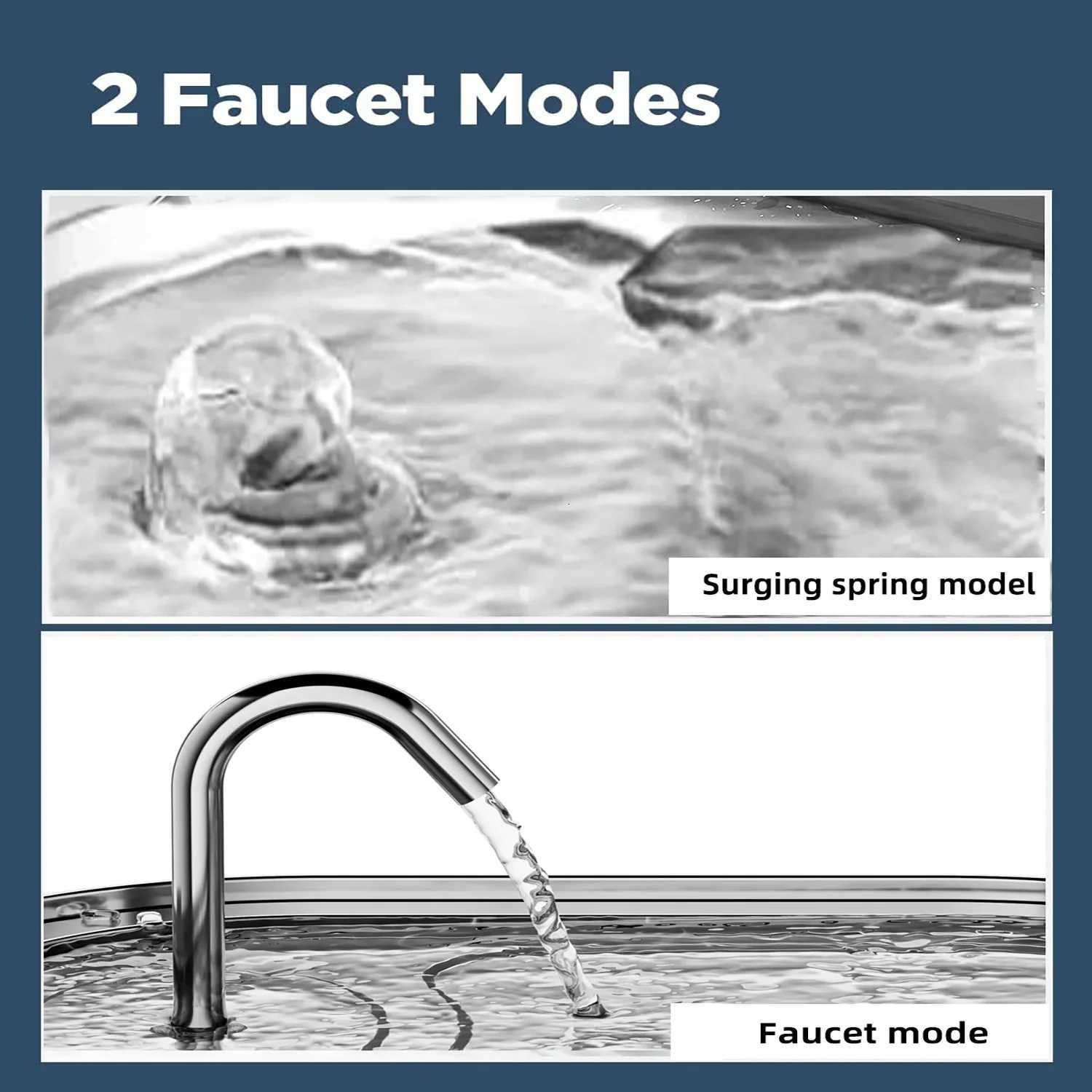 35L Stainless Steel Cat Water Fountain with Water Level Window Pet Fountain Cat Dog Water Dispenser for Multiple Cats Fountain M251204