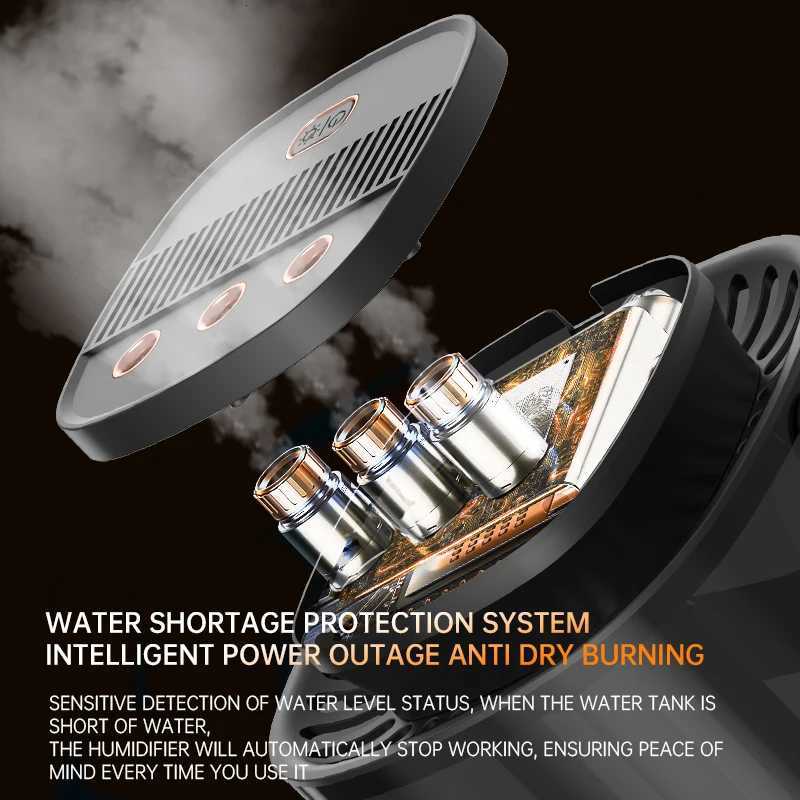 3L Humidifier Household Small Large Capacity Mute Bedro USB Off Desktop Portable Student Two Port Spray Water plement C251204