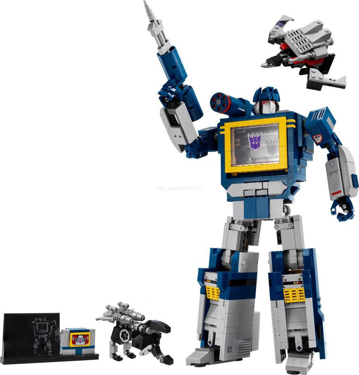 2025 NEW FIT 10358 Robot Soundwave Building Blocks Assembly Brick Model Toys For Boy s Christmas Birthday Gift He Decor C2512031