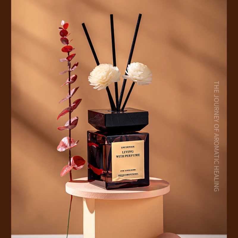 200ml Advanced Aromatherapy Indoor Bedroom Long Lasting Reed Diffuser Sets Living Room Toilet Fresh Air Aromatherapy Ornament Y251204