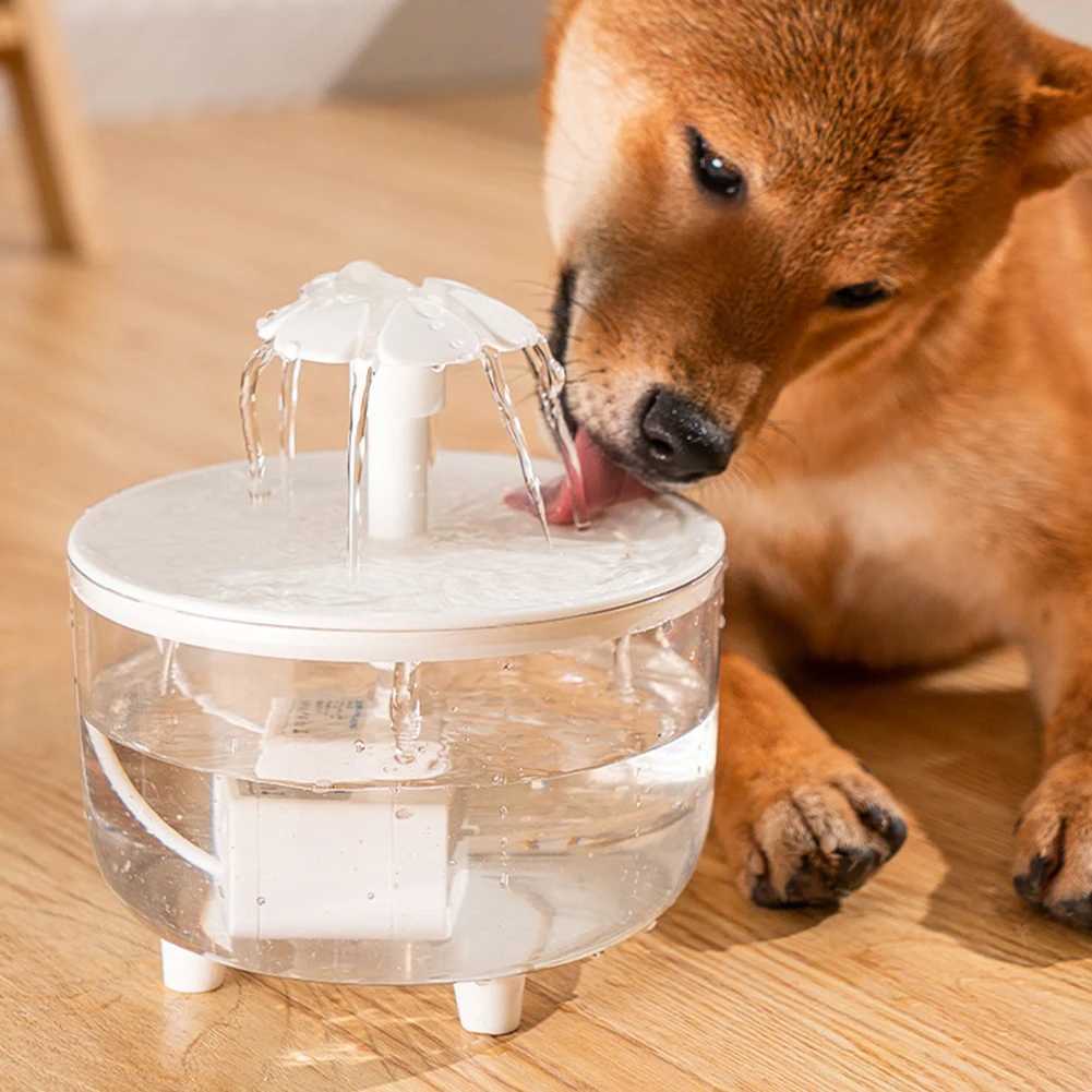 1200ml Automatic Cat Water Fountain Filter Automatic Cat Drink Bowl Filter Electric Pet Drinking Dispenser Cat Automatic Feeders M251204