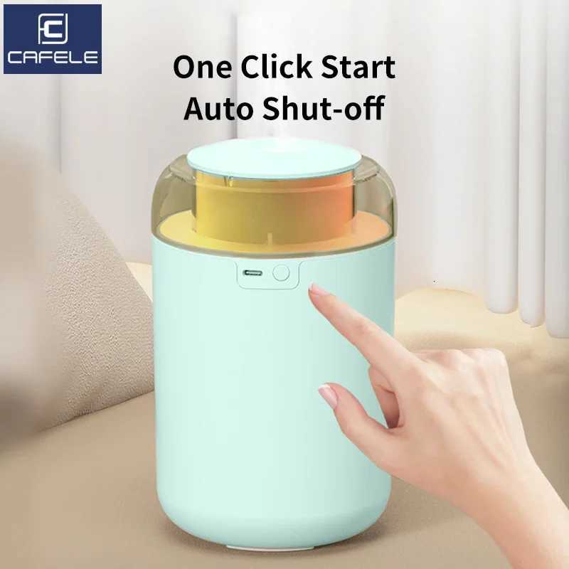 CAFELE Portable USB Air Humidifier 800ML Water Tank 8H Runtime Quiet Household Humidifier With LED Night Lamp For Off Bedro C251204
