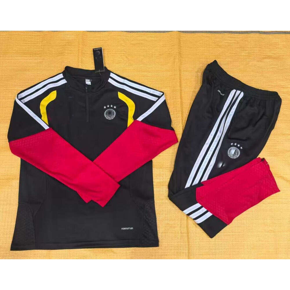 25 26 Germany soccer JackeT football adult tracksuit Set KROOS WERNER GOTZE football Sportswear 2025 2026 Germany hooded Training Suit Men Half pulled tracksuit