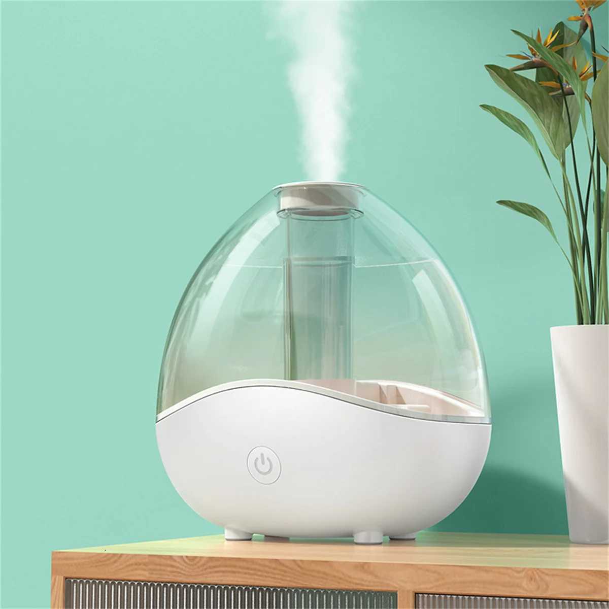 1500ML/5073oz Air Humidifiers Large Capacity 360 Rotation NozzleAuto-Shut Off USB Humidifier With 7- Night Lights C251204