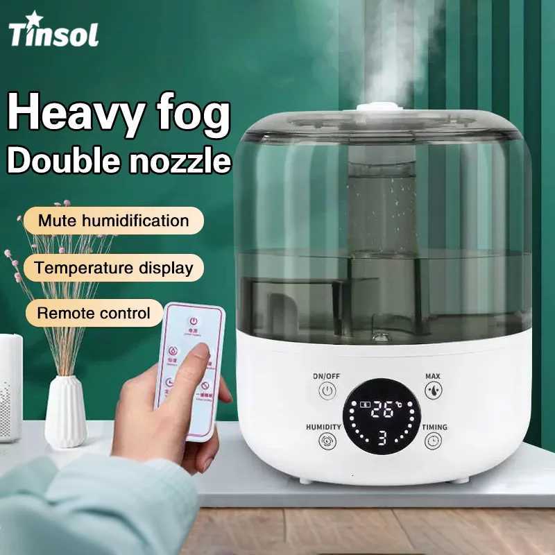 TINSOL New 3L Large Capacity He Silent Humidifier Plant Spray Aratherapy Diffuser with Remote Control and Timer Function C251204