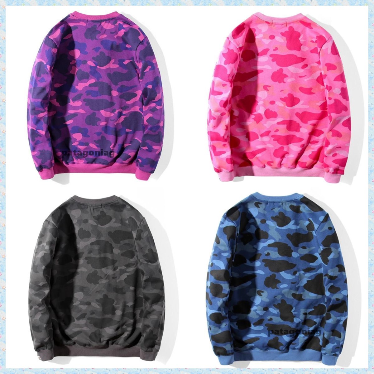 Mens Designer Hoodies Full Zip Up Jackets Men Women Camouflage Pattern Hoodie Sweatshirts For Male Womens Clothing