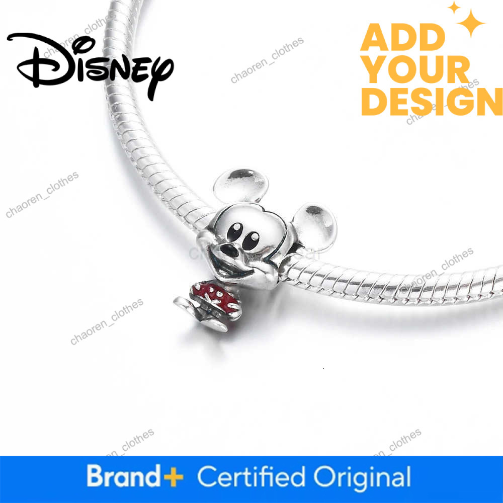 Designer bracelet custom Disney 100th Princess Pumpkin Cart Mickey Mouse Minnie Dumbo Charm Stitch Beads Fit Original Brand Bracelets DIY Jewelry Gift - view 7