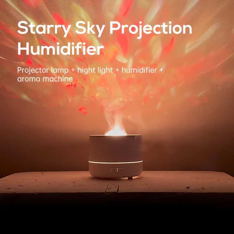 2025 New Star Projection Humidifier Colorf Gradient Atmosphere Lighting 360 Rotating Projection for Bedro/Off/Hotel C251204