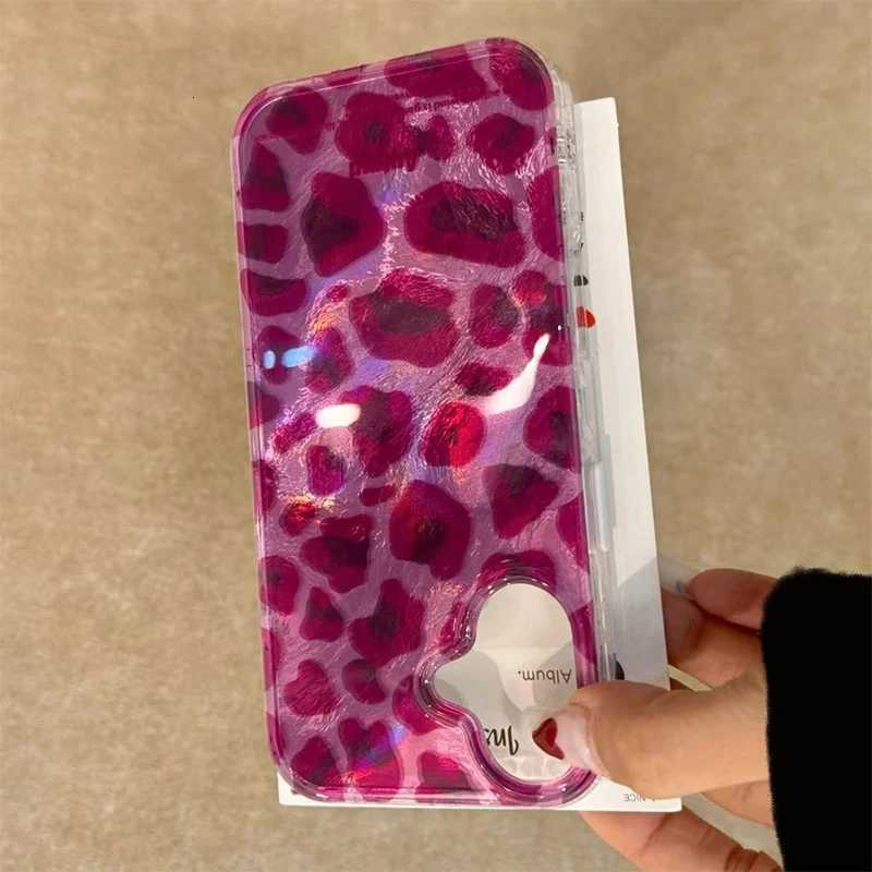 Purple Leopard Print Glacier Pattern Phone Case For iPhone 17 16 15 14 13 12 11 Pro Max XS XR 7 8 Plus 16e Shockproof Back Cover H251203