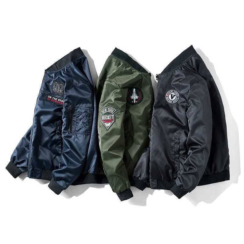 7XL Oversized Mens Jackets Double Sided Wear Outerwear Embroidery Streetwear Baseball Jacket Men Clothing Baseball Jacket A2FB5T251204