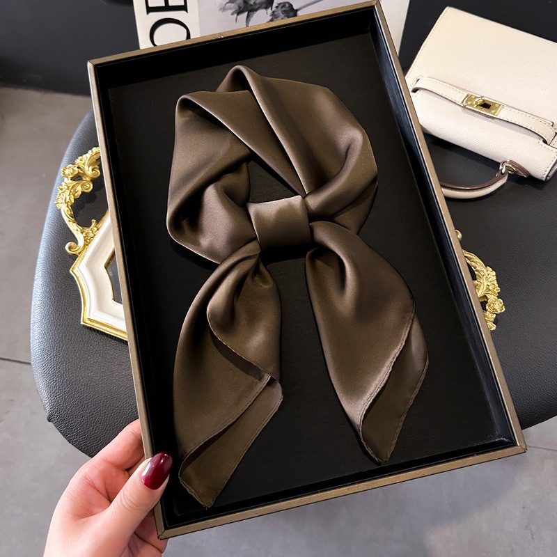 New Women Men Scarves Heart Summer Bohemian Flower Purple Red letter Flower Length Heart Charms Silk Square Scarf A Gift