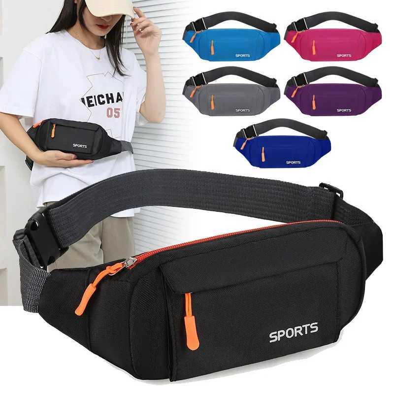 Waterproof Waist Pack Women Sports Running Waist Bag for Men Mobile Phone Holder Belt Bag Gym Fitness Travel Pouch Chest BagsT251204