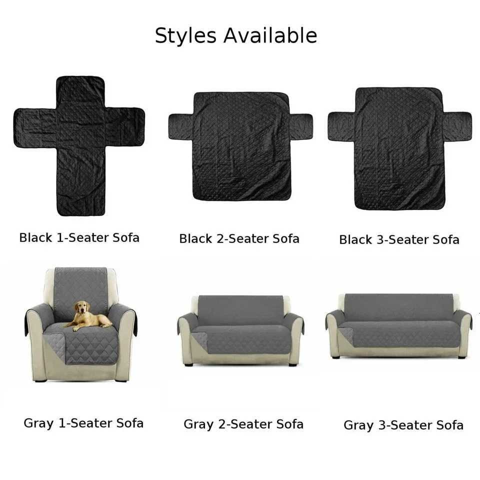 Waterproof Sofa Cover Anti-wear Couch Cover For Dog Pet Kids Recliner Armchair Furniture Slipcovers 1/2/3 Seater Protect Cover M251204 - view 6