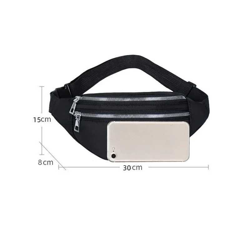 Fashion Waist Packs Unisex Single Double Sports Waist Bum Bag Fitness Running Jogging Belt Bag PouchT251204