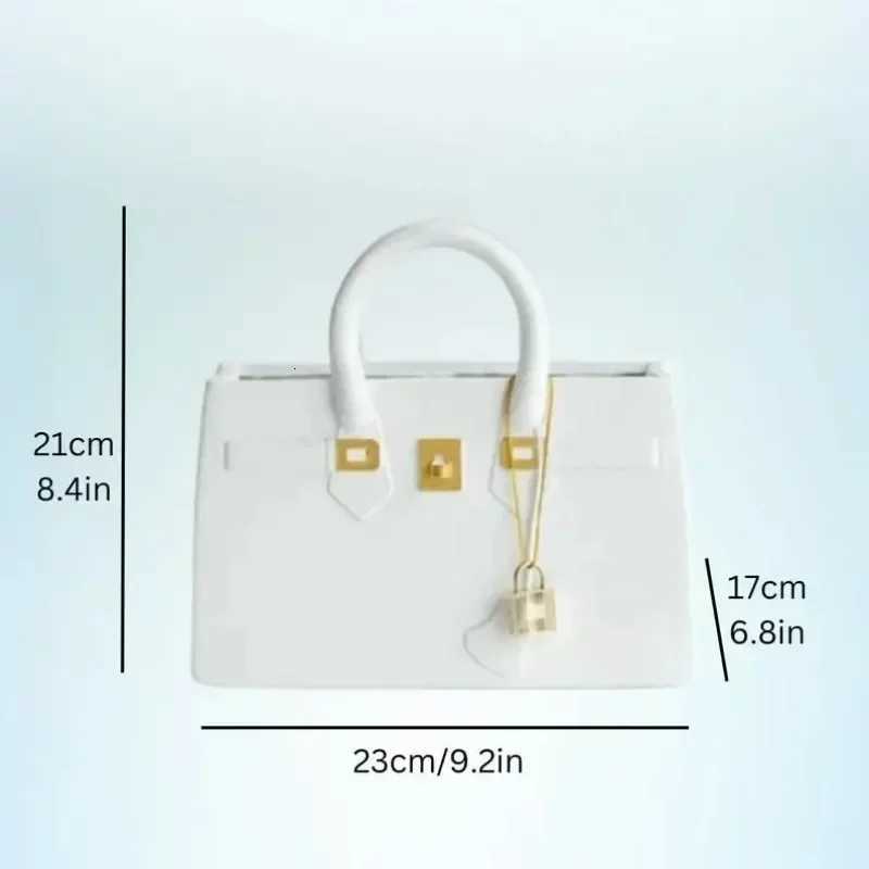 Vase Bag Dried Flowers Pots Tabletop Ornaments Art Flower Vases Bedro Ikebana Modern He Interior Wedding Decoration H251204