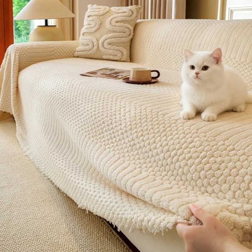 1pc Bohemian Jacquard Warm Tuffed Fleece Sofa Towel Boho Style Soft Leiusre Thick Blanket for Living Room Couch Sofa Cover M251204 - view 6