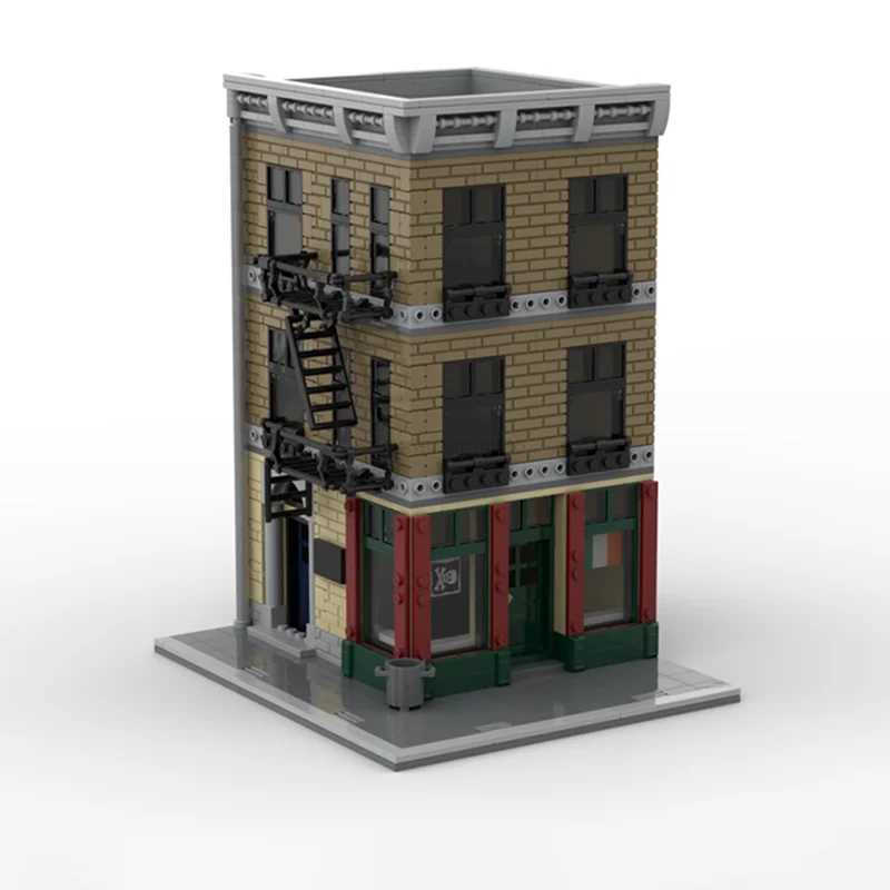 767PCS MOC Super Heroe Peters Apartment/Nelson Murdock Off/Irish Pub Modar Model Building Blocks Stacking Brick Creative C251203