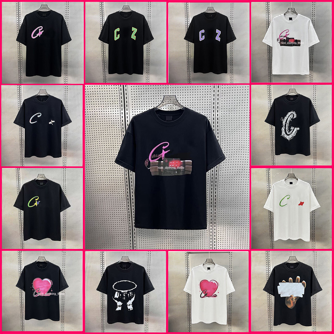 Mens womens unisex y2k star alt stacked baggy Demon Corteizlys t shirt cargos wide tshirt goth cargos men slim ropa aesthetic designer mens shirts